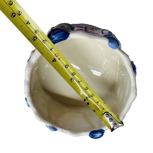 St. Nicholas Square Button Up Snowman-Themed Ceramic Bowl & Spreader Serving Set - Picture 7 of 8